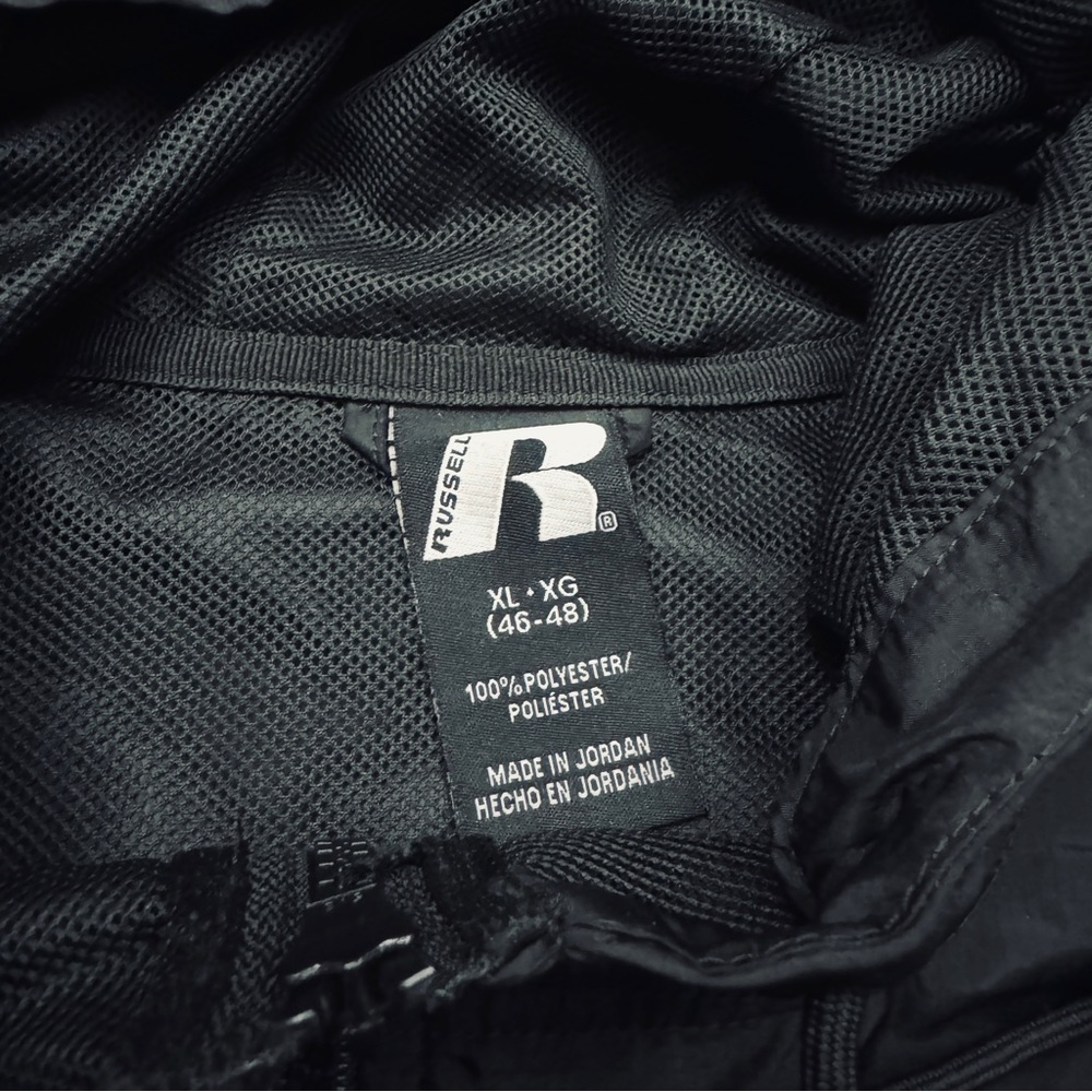 Russel Black Camo Windbreaker Size XL - Picture 3 of 12